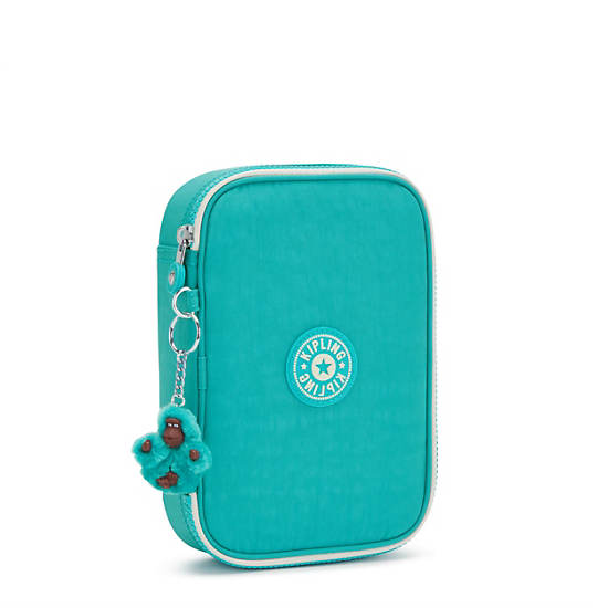 Kipling 100 Pens Moda Case Çanta Turkuaz | TR 1334HA